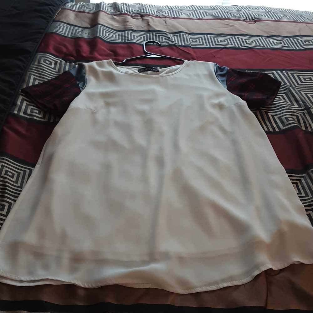 White tunic dress